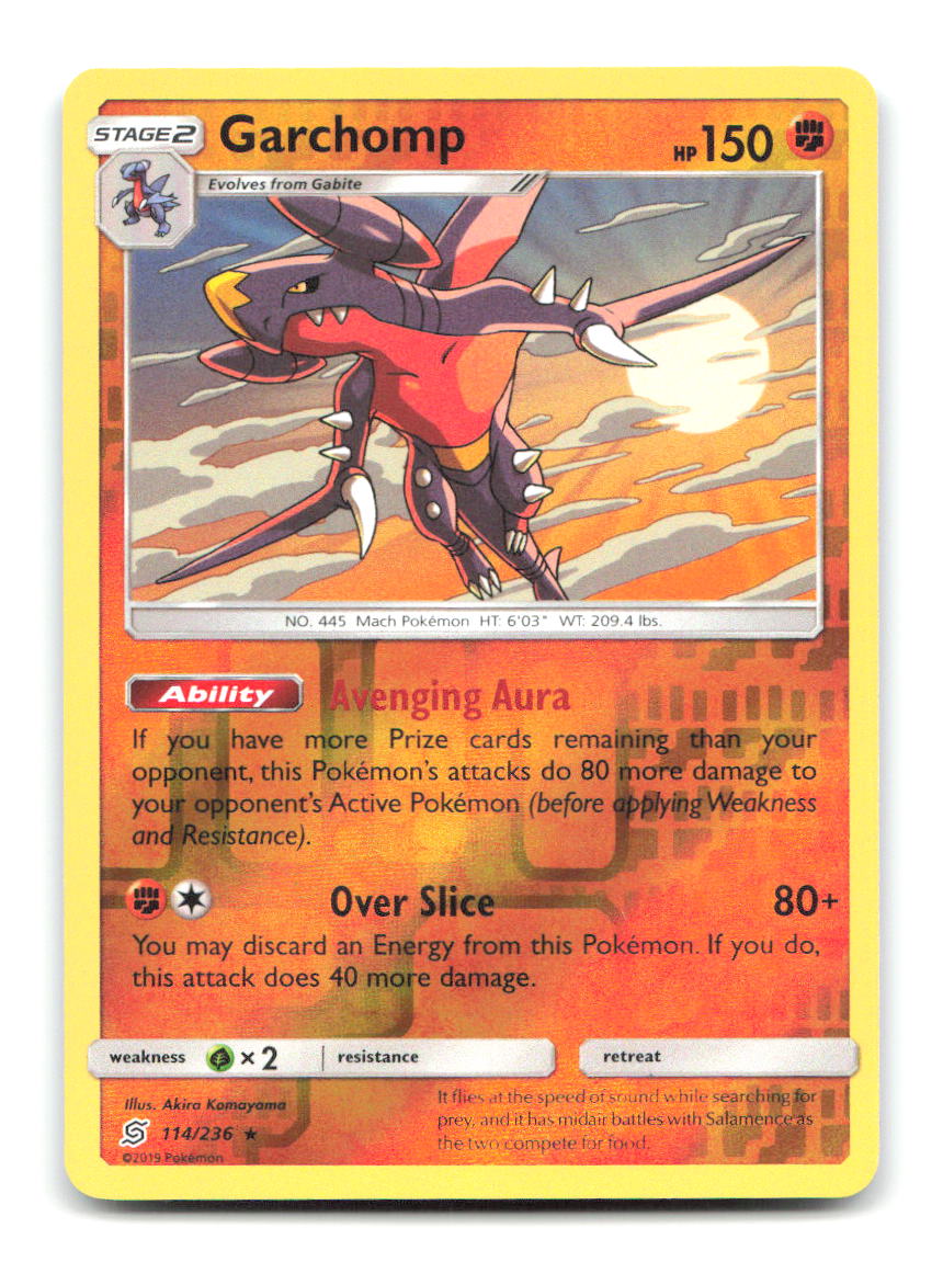 Garchomp 114/236 R Unified Minds Pokemon Reverse Holo LP