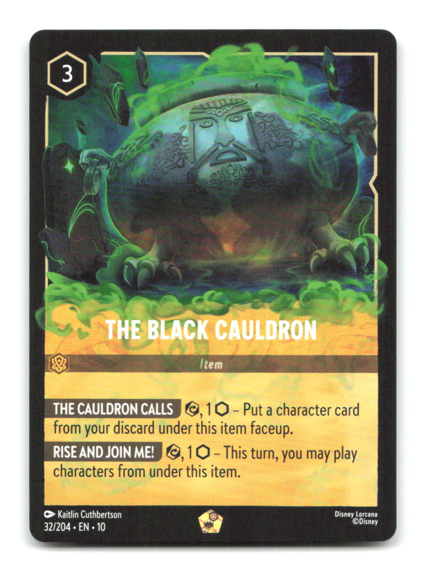The Black Cauldron 32/204 10 Lorcana NM