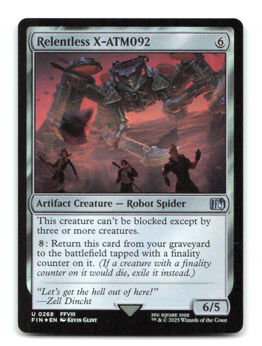 Relentless X-ATM092 268 FIN Magic: The Gathering Foil NM