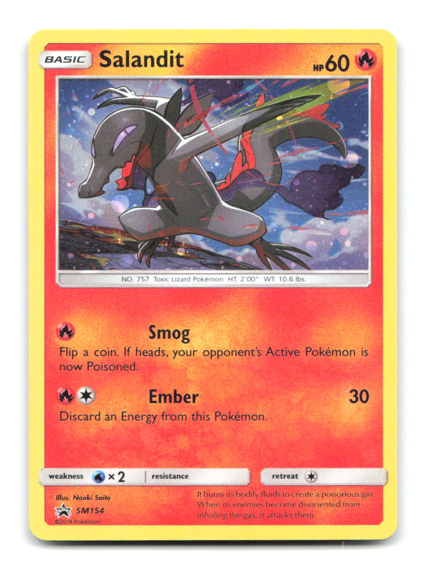 Salandit - SM154 SMP Pokemon Holo LP