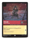 Mulan - Soldier in Training 117/204 2 Lorcana Cold Foil NM