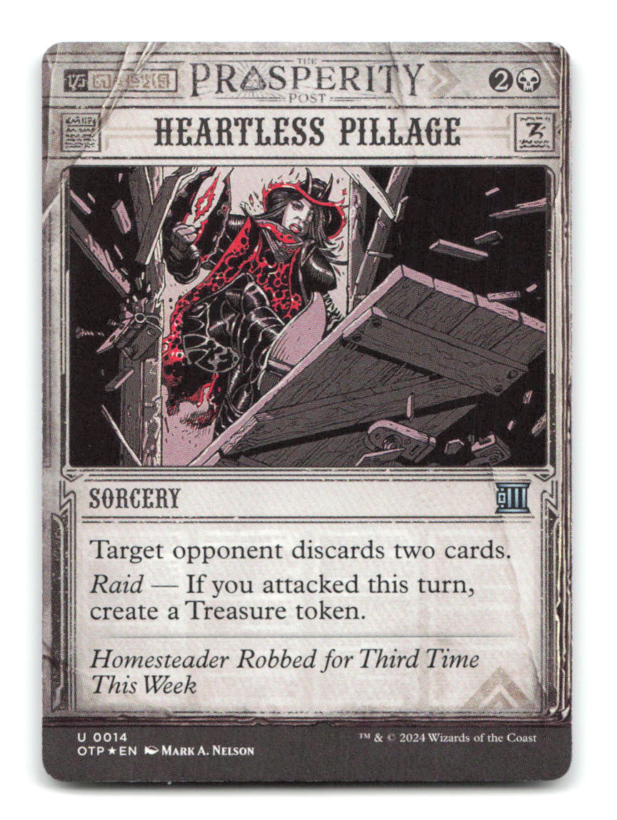 Heartless Pillage 14 OTP Magic: The Gathering Foil NM