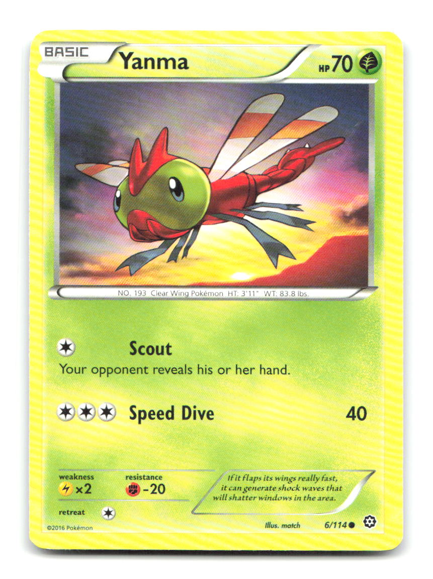 Yanma 6/114 STS Pokemon LP