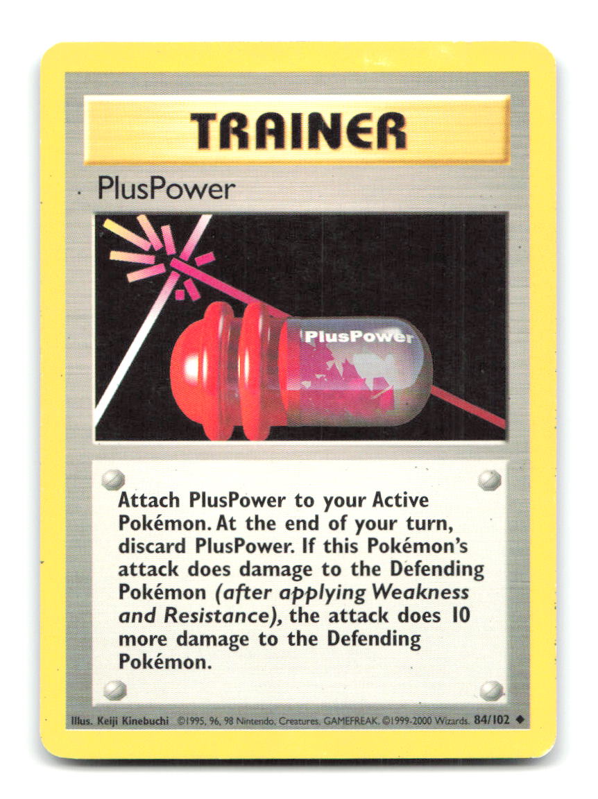 PlusPower 84/102 BS Pokemon HP