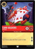 Card Soldiers - Full Deck 105/204 Uncommon Rise of the Floodborn Lorcana NM