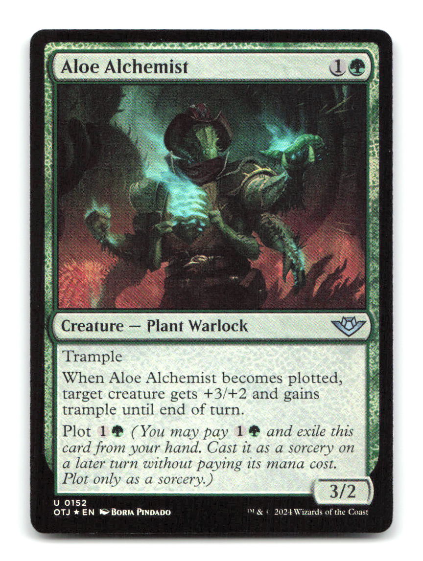 Aloe Alchemist 152 OTJ Magic: The Gathering Foil NM