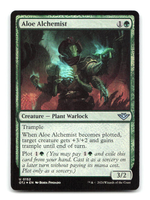 Aloe Alchemist 152 OTJ Magic: The Gathering Foil NM