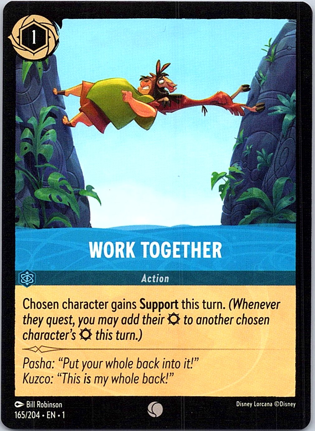 Work Together 165/204 Common The First Chapter Lorcana Near Mint