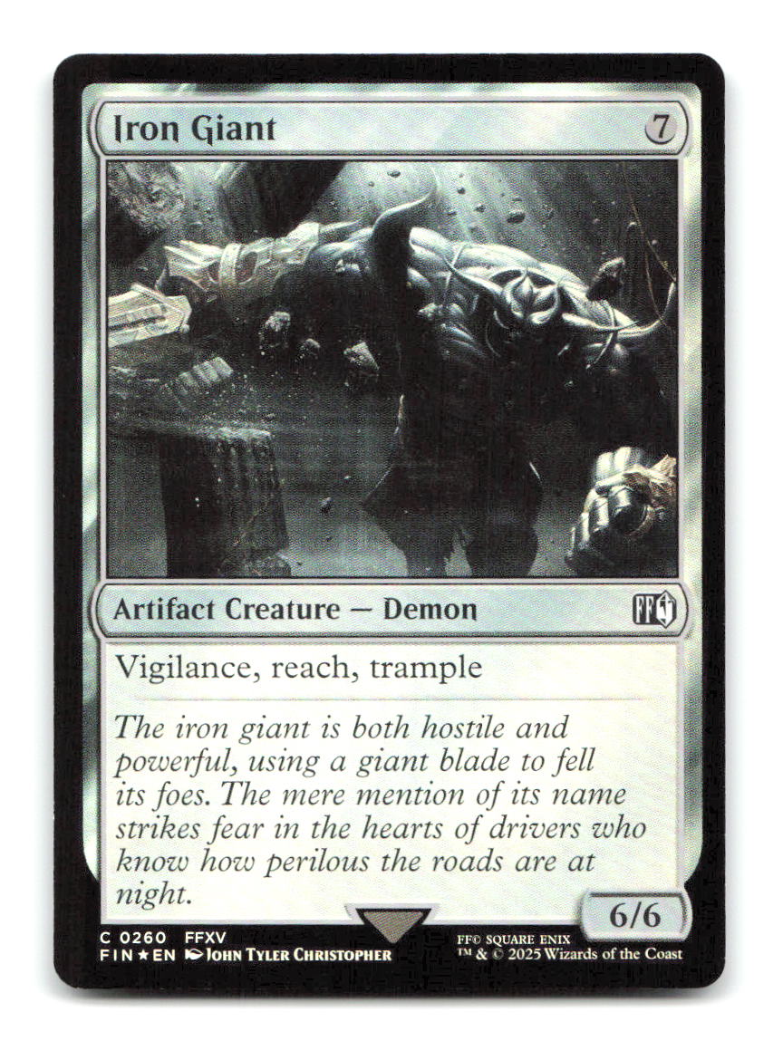 Iron Giant 260 FIN Magic: The Gathering Foil NM