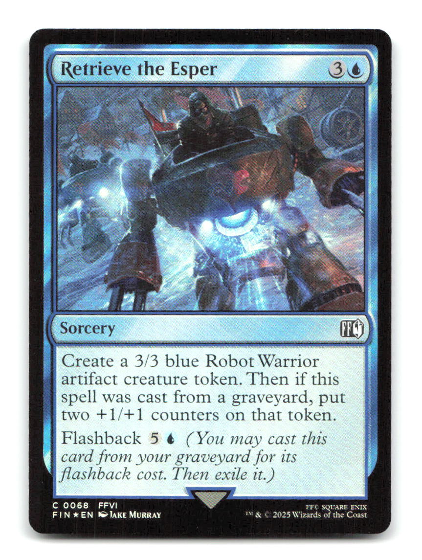Retrieve the Esper 68 FIN Magic: The Gathering Foil NM