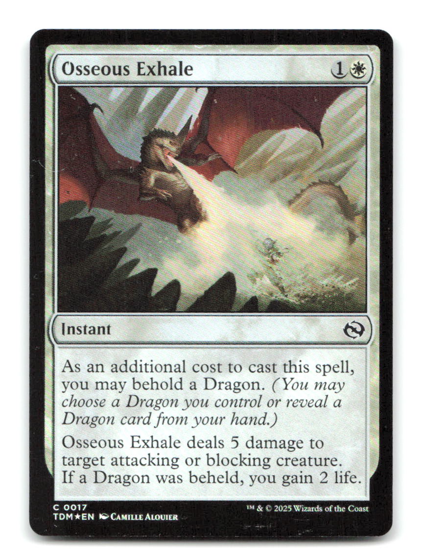 Osseous Exhale 17 TDM Magic: The Gathering Foil NM