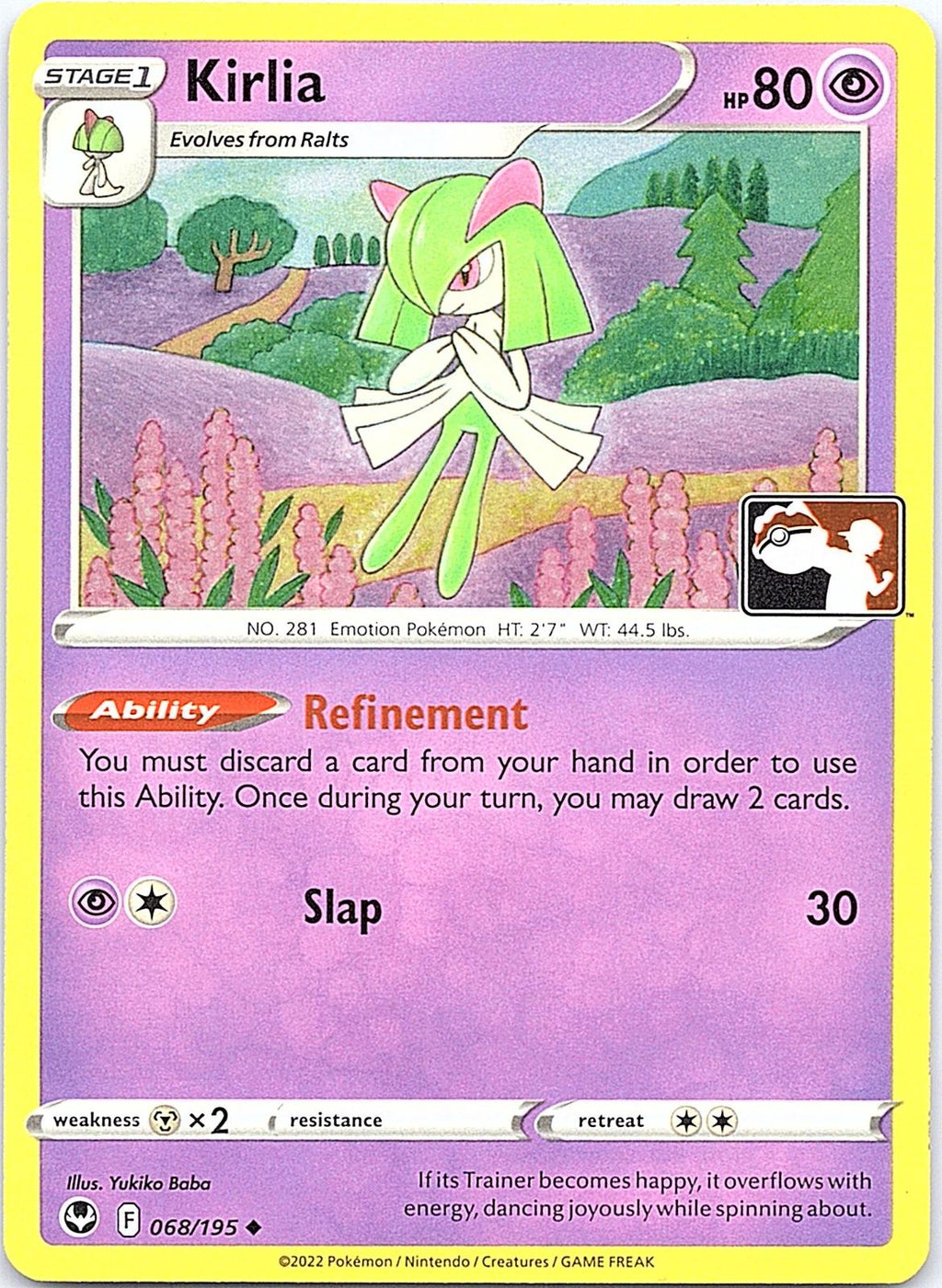Kirlia 068/195 Uncommon Prize Pack Series Cards Pokemon Holo Lightly Played