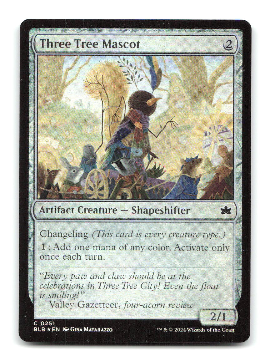 Three Tree Mascot 251 BLB Magic: The Gathering Foil NM