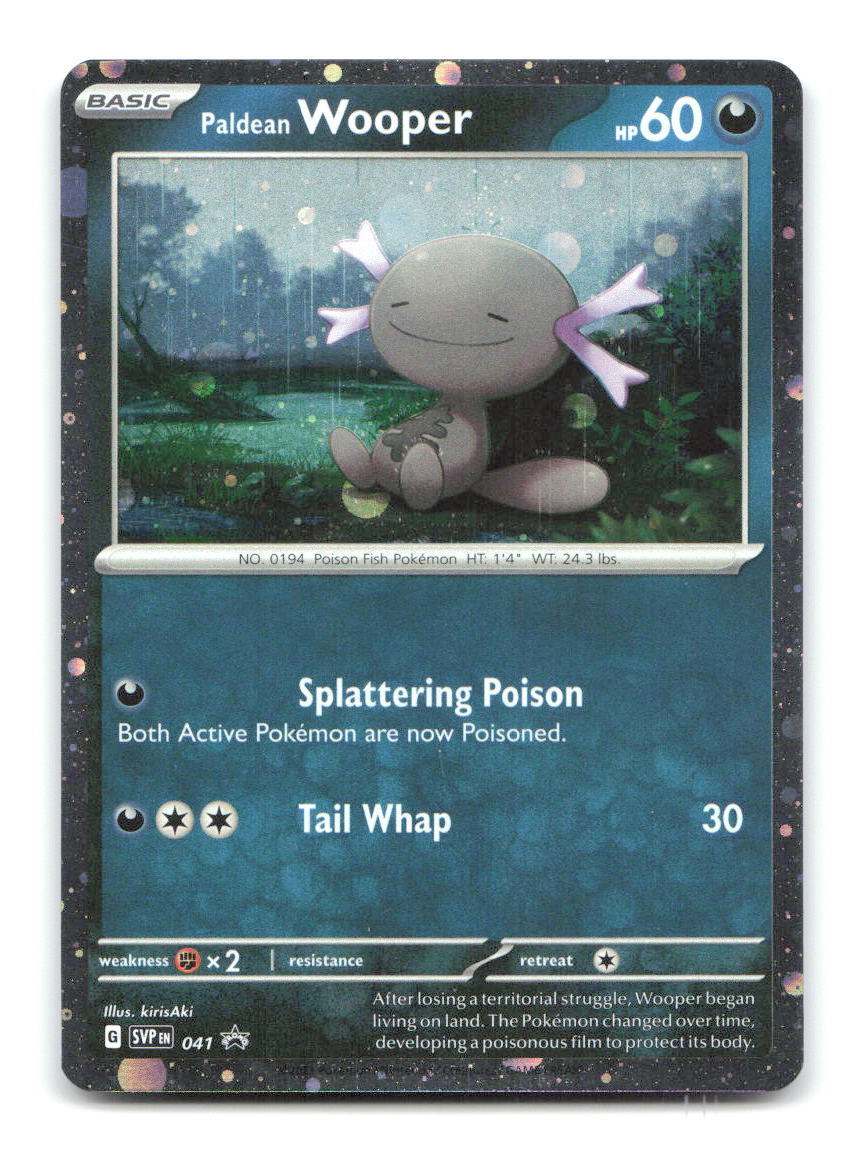 Paldean Wooper 041 SVP Pokemon Holo LP
