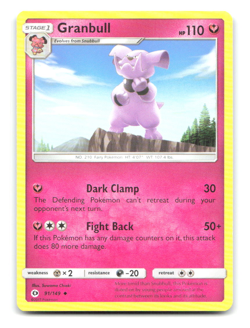 Granbull 91/149 SM01 Pokemon LP