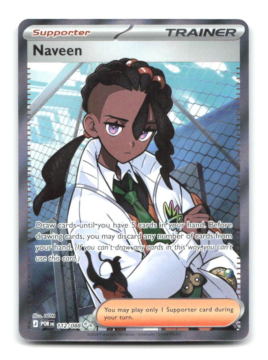 Naveen 112/088 ME03 Pokemon Holo NM