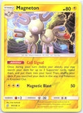 Magneton 69/236 Rare Cosmic Eclipse Pokemon Reverse Holo Lightly Played