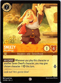 Sneezy - Very Allergic 22/204 Common Rise of the Floodborn Lorcana Near Mint