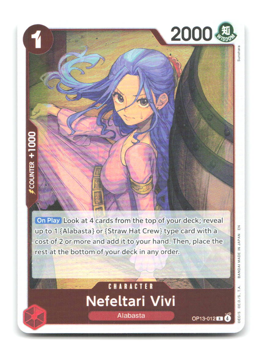 Nefeltari Vivi OP13-012 OP13 One Piece Foil NM