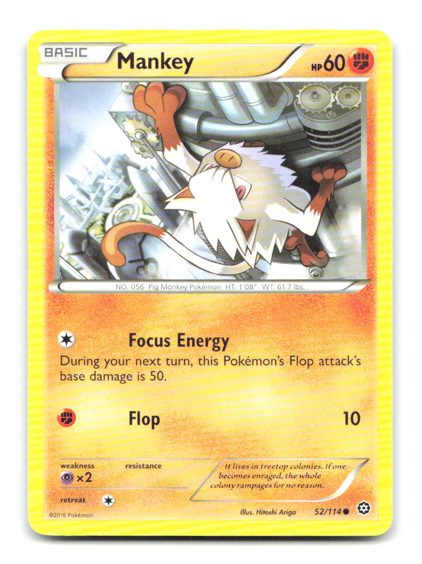 Mankey 52/114 STS Pokemon LP