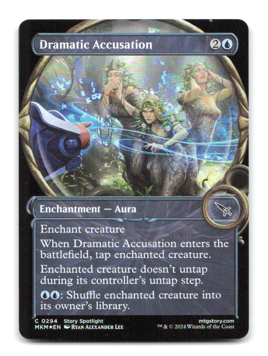 Dramatic Accusation (Showcase) 294 MKM Magic: The Gathering Foil NM