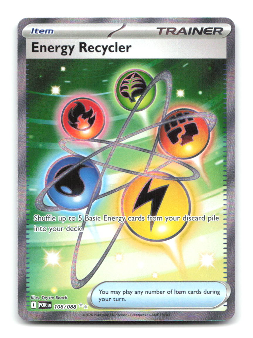Energy Recycler 108/088 ME03 Pokemon Holo NM