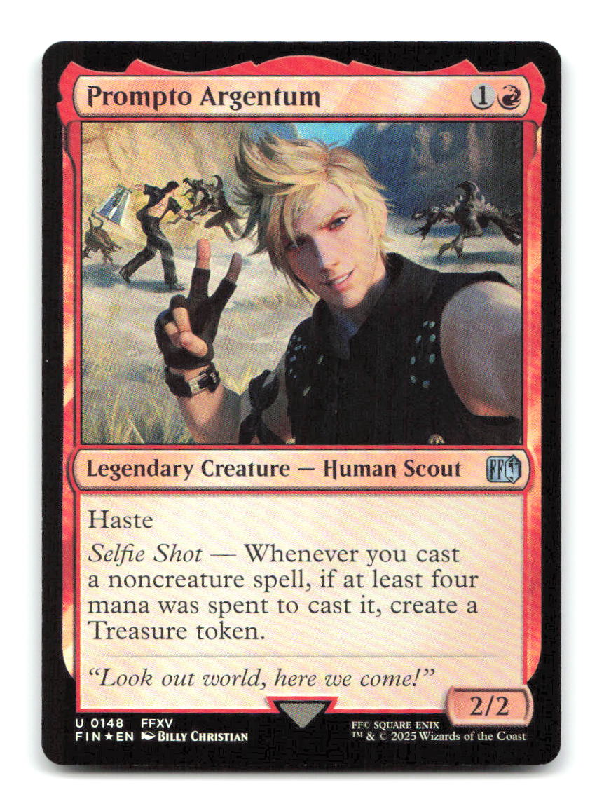 Prompto Argentum 148 FIN Magic: The Gathering Foil NM