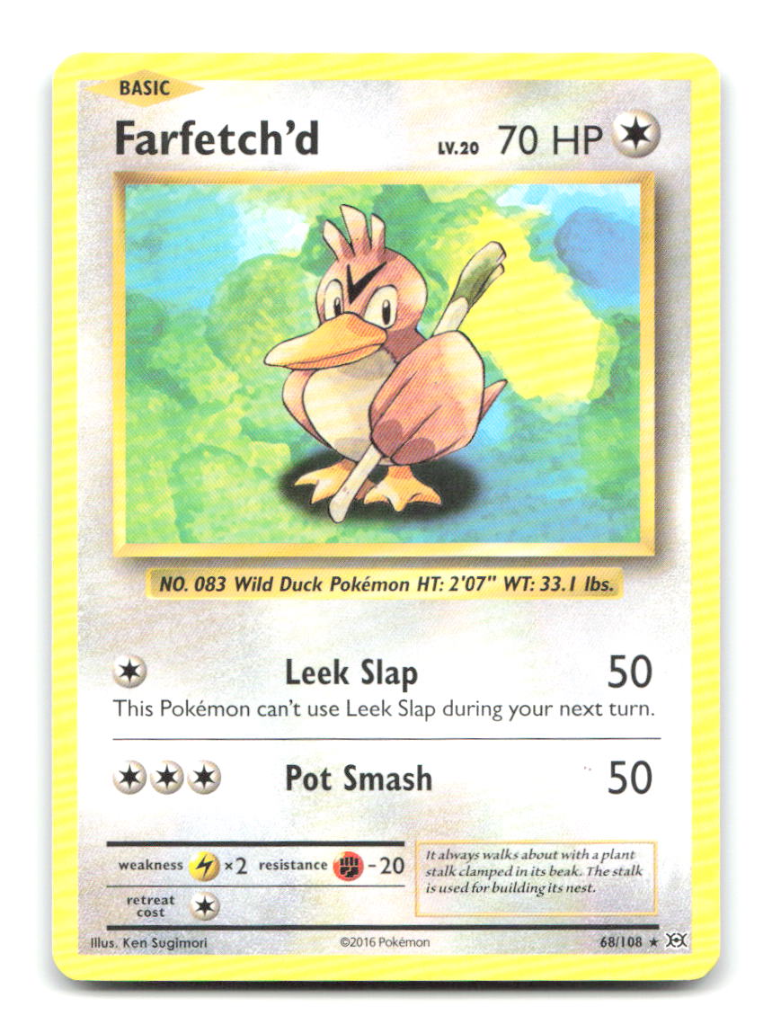 Farfetch'd 68/108 EVO Pokemon MP