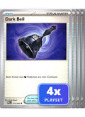 Playset of 4 Dark Bell 075/084 Uncommon Pitch Black Pokemon Near Mint