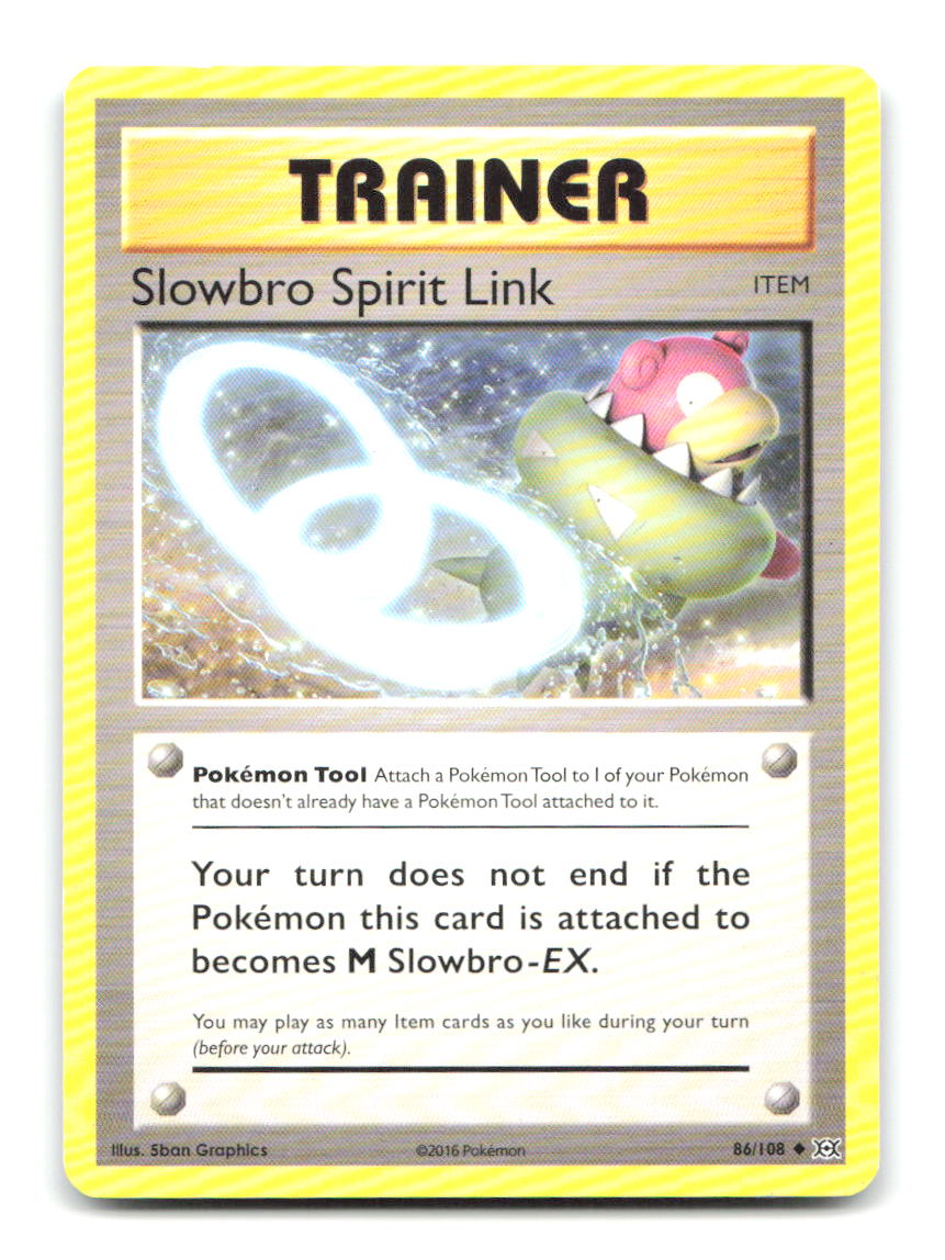 Slowbro Spirit Link 86/108 EVO Pokemon MP
