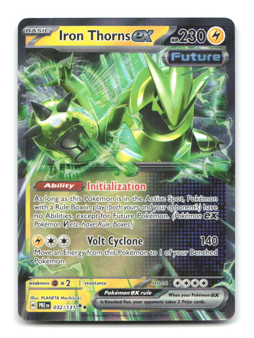 Iron Thorns ex 032/131 PRE Pokemon Holo NM