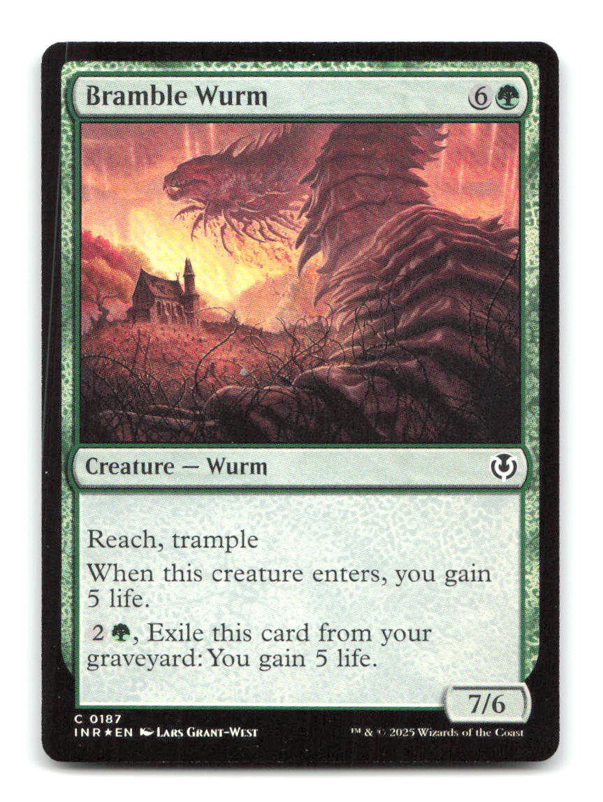 Bramble Wurm 187 INR Magic: The Gathering Foil NM