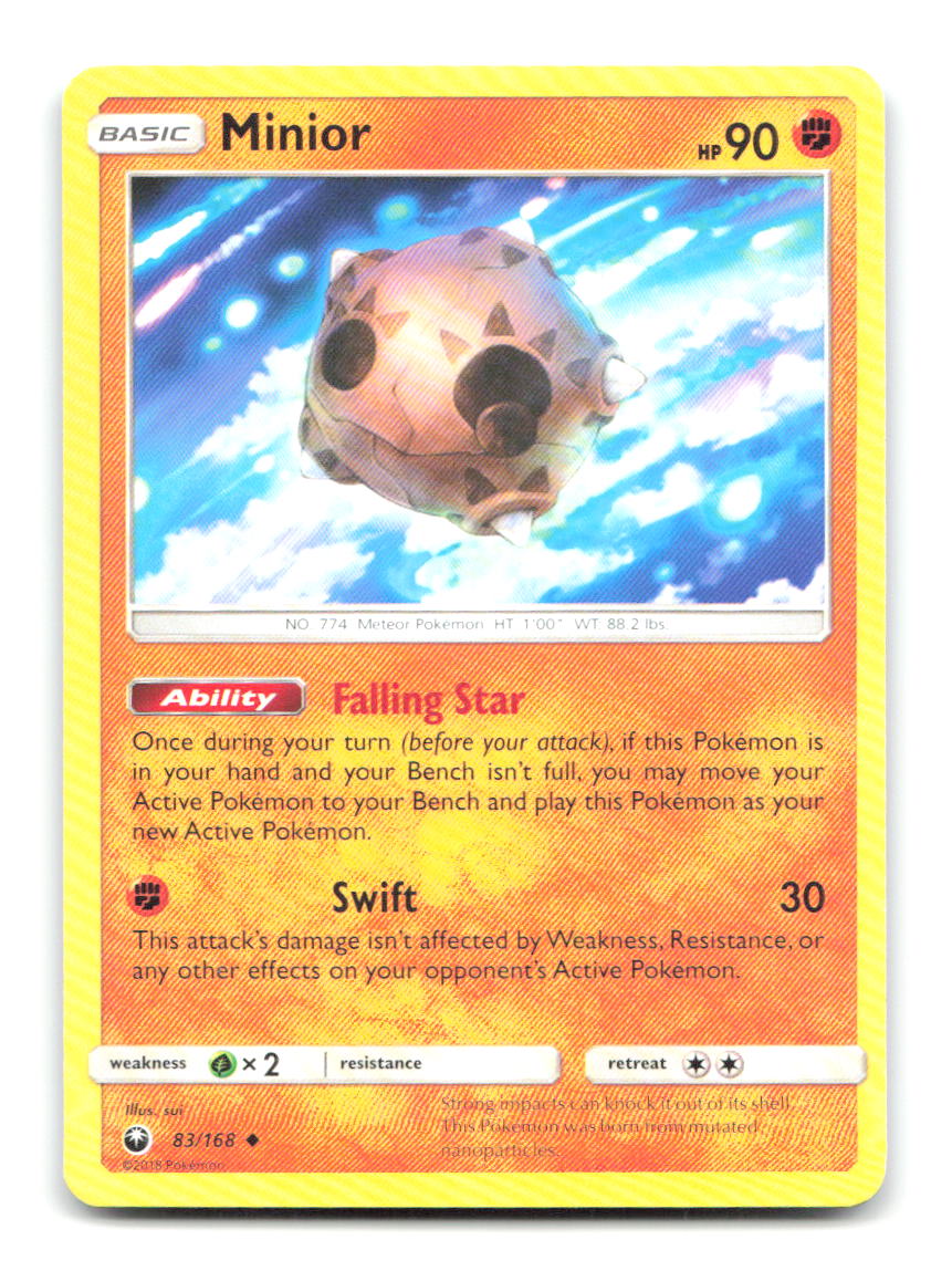 Minior 83/168 Uncommon Celestial Storm Pokemon Near Mint