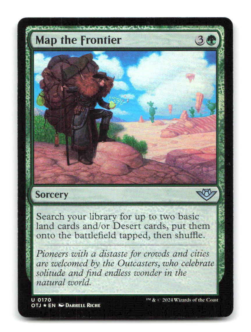 Map the Frontier 170 OTJ Magic: The Gathering Foil NM
