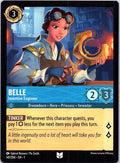 Belle - Inventive Engineer 141/204 Uncommon The First Chapter Lorcana Near Mint