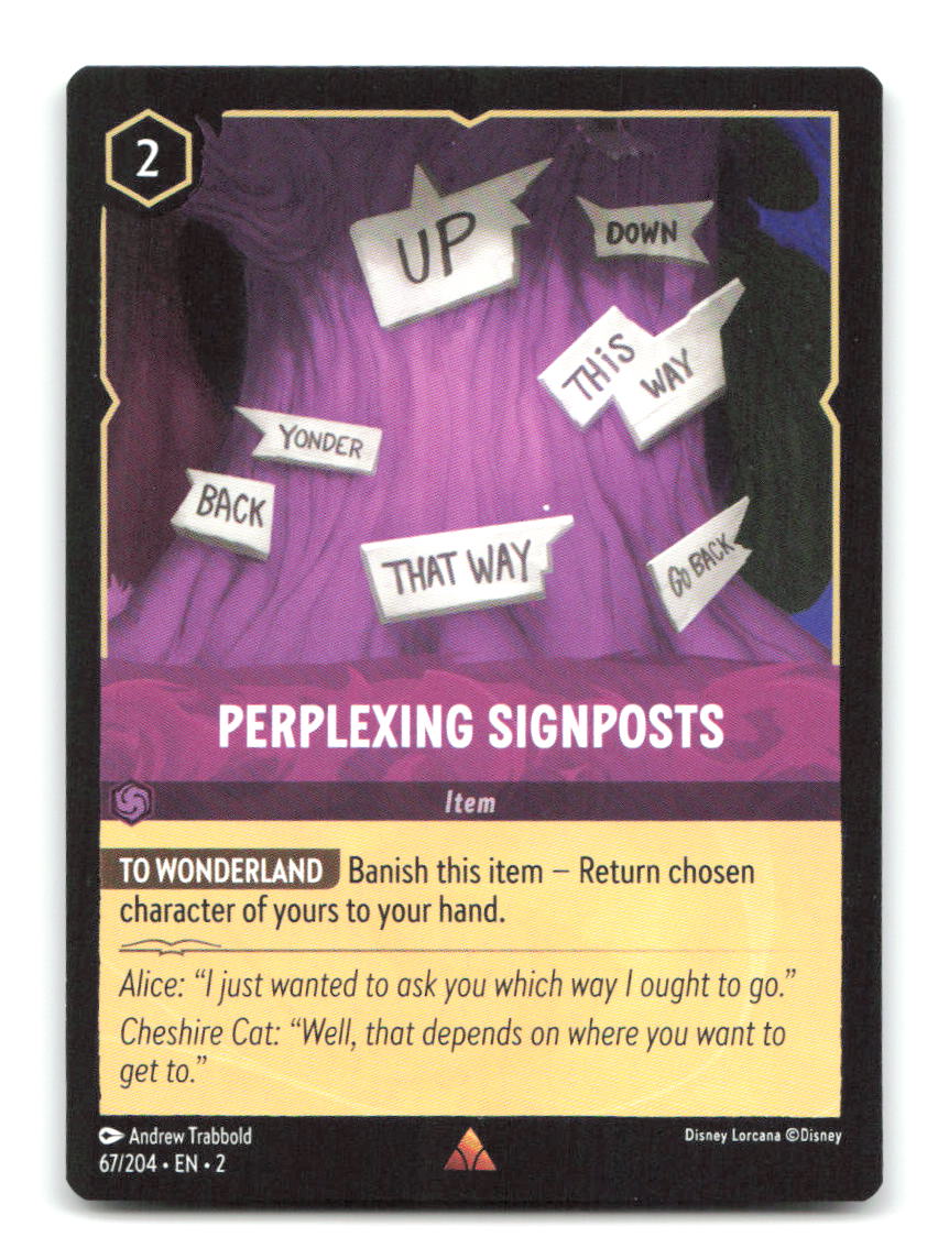 Perplexing Signposts 67/204 2 Lorcana NM