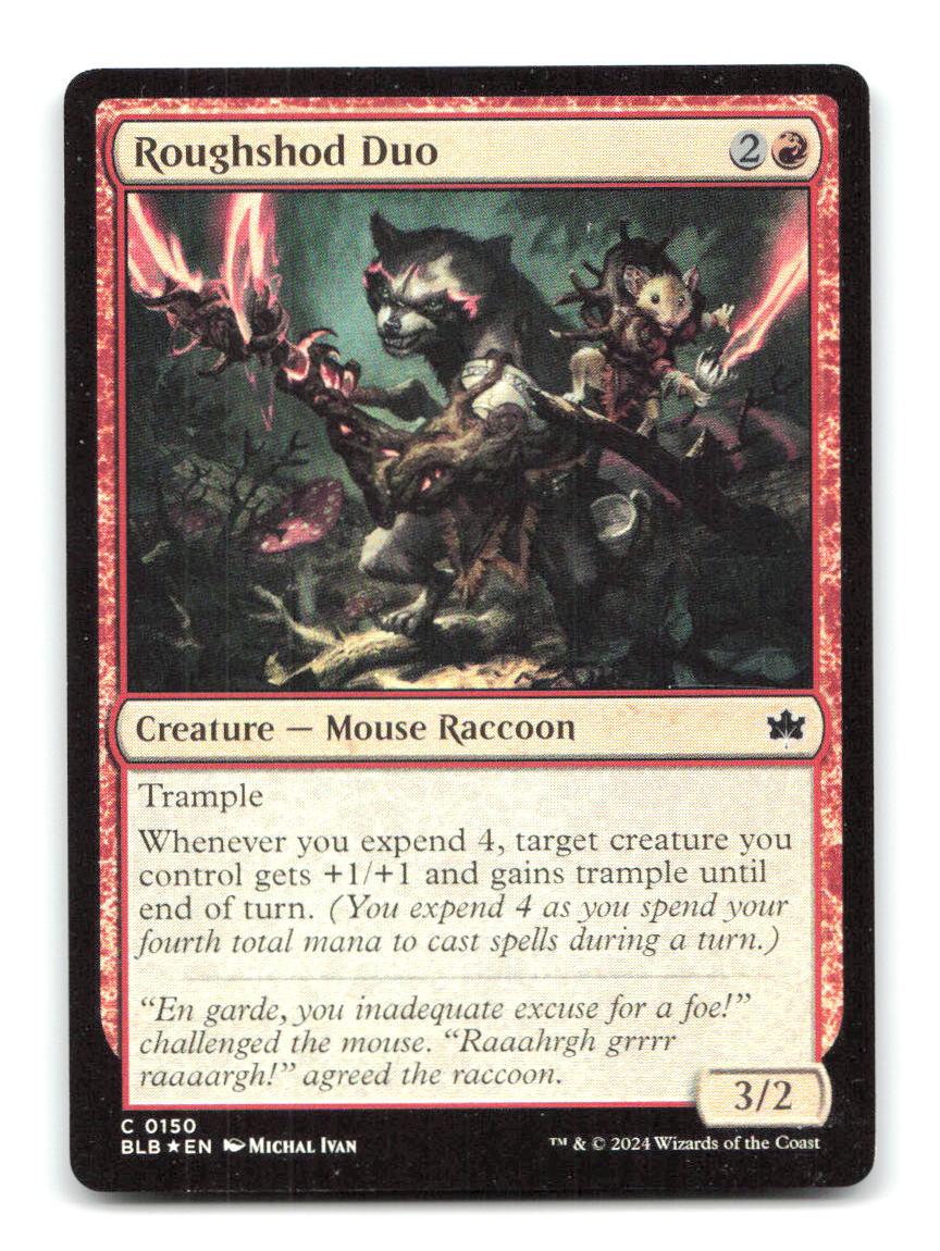Roughshod Duo 150 BLB Magic: The Gathering Foil NM