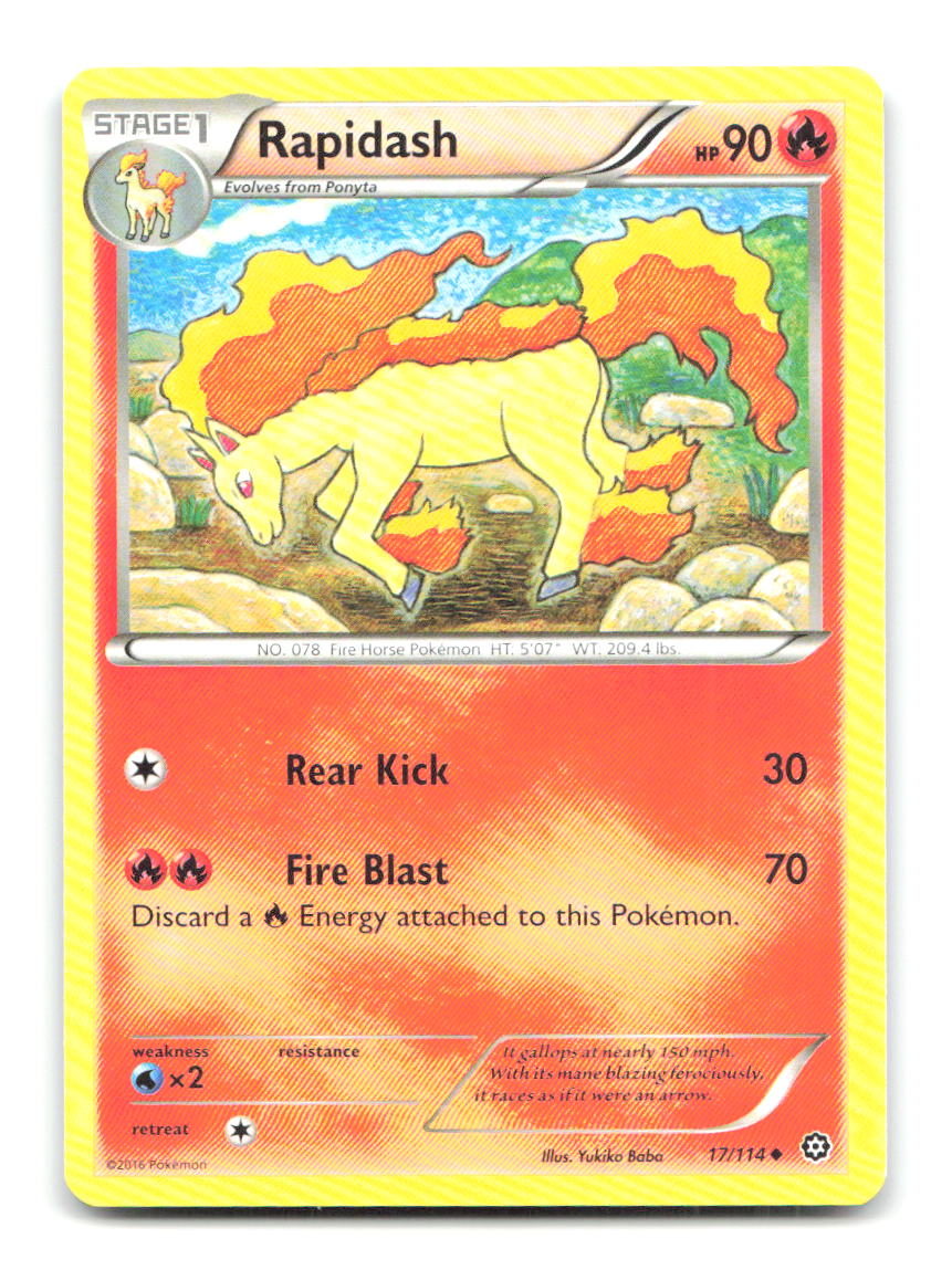Rapidash 17/114 STS Pokemon LP