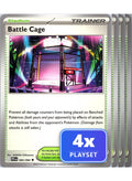 Playset of 4 Battle Cage 085/094 Uncommon Phantasmal Flames Pokemon Near Mint