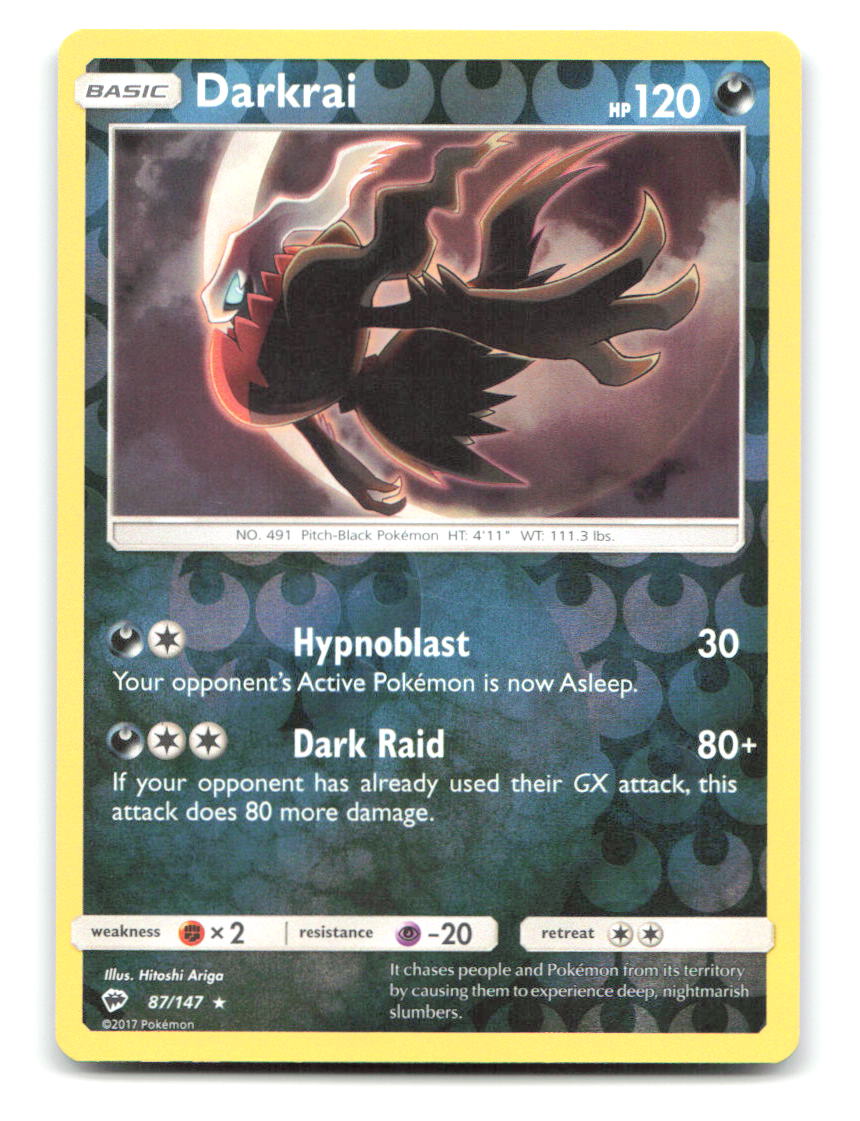 Darkrai 87/147 BUS Pokemon Reverse Holo LP