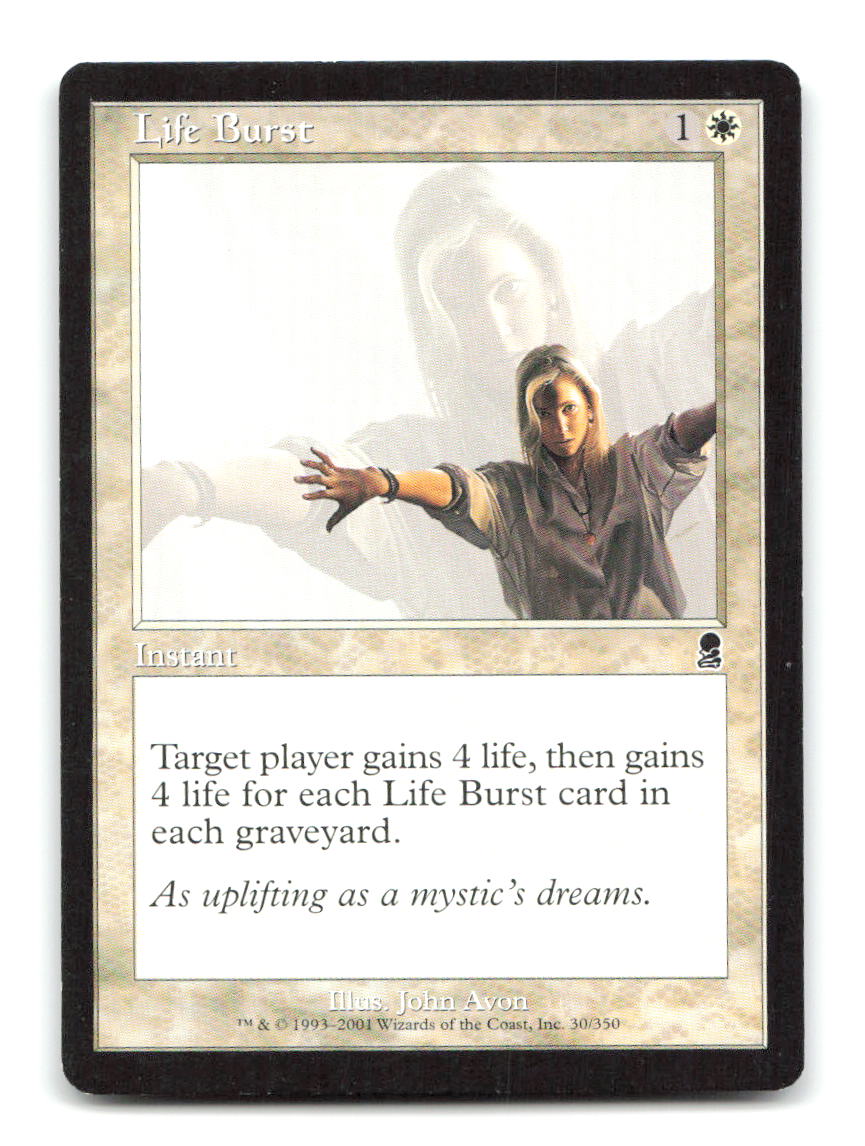 Life Burst 30 C Odyssey Magic: The Gathering LP