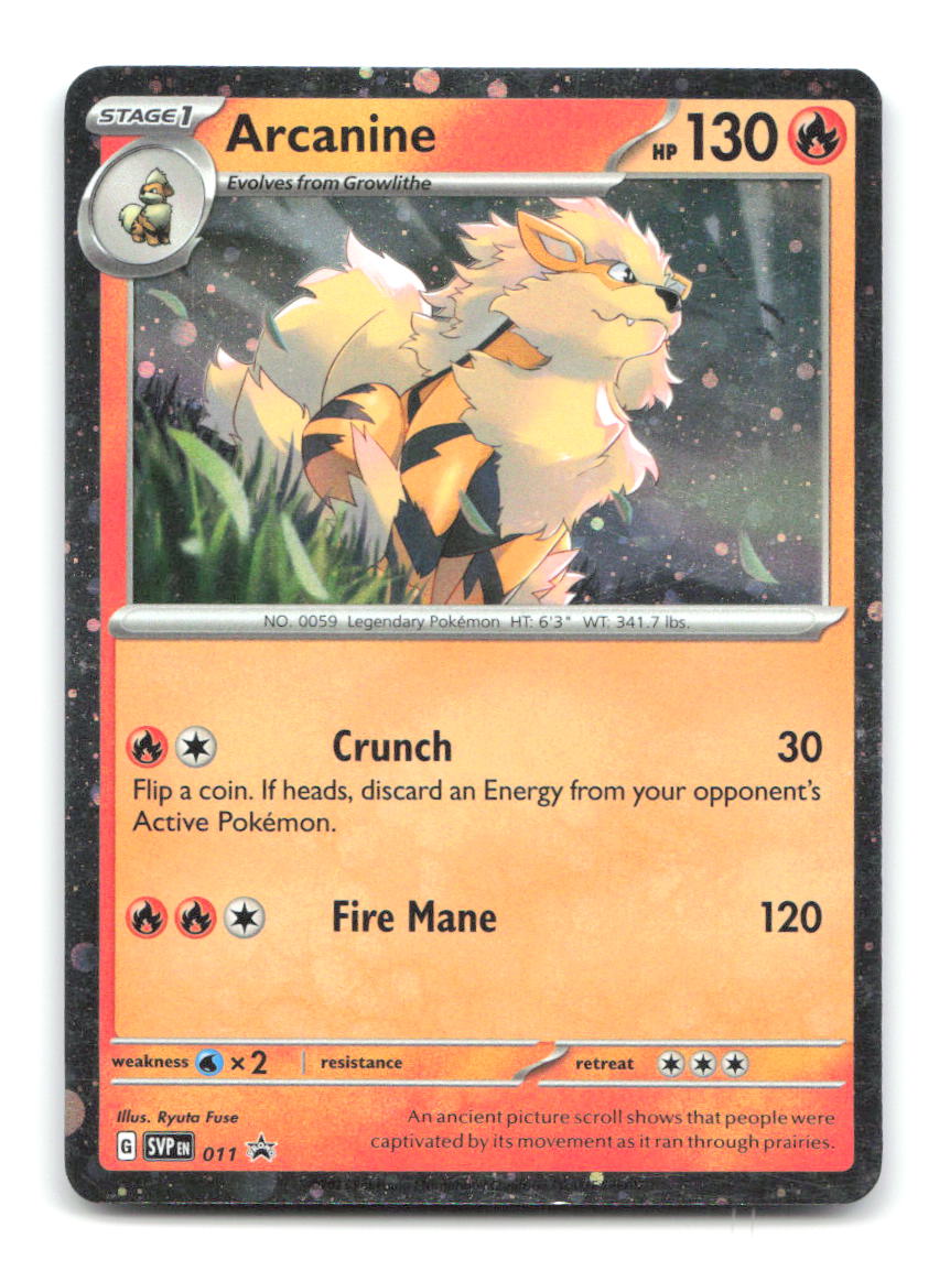 Arcanine 011 SVP Pokemon Holo LP