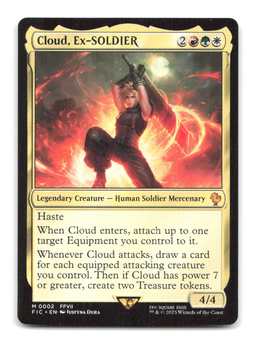 Cloud, Ex-SOLDIER 2 FIC Magic: The Gathering NM
