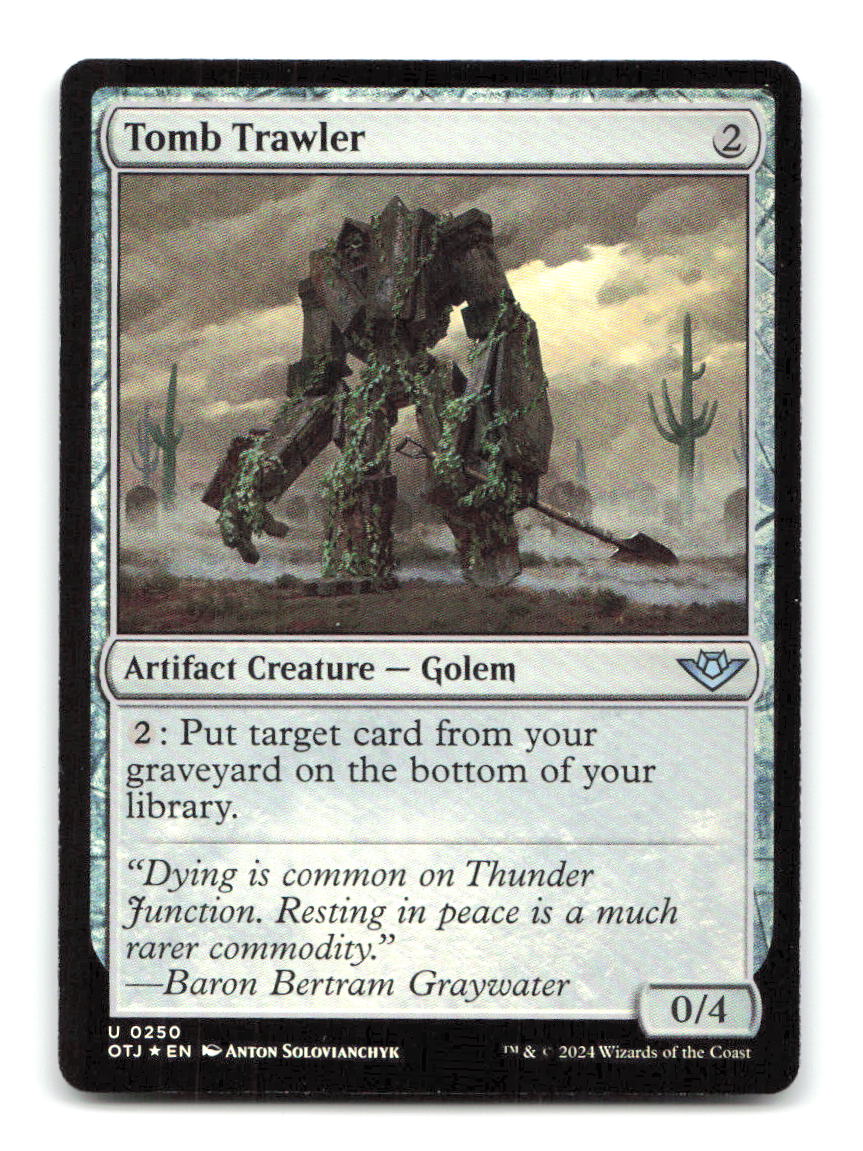 Tomb Trawler 250 OTJ Magic: The Gathering Foil NM