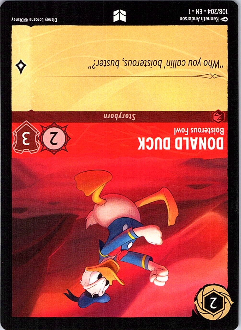 Donald Duck - Boisterous Fowl 108/204 Uncommon The First Chapter Lorcana NM