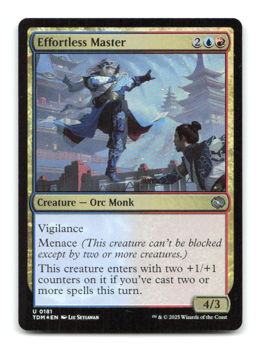 Effortless Master 181 TDM Magic: The Gathering Foil NM