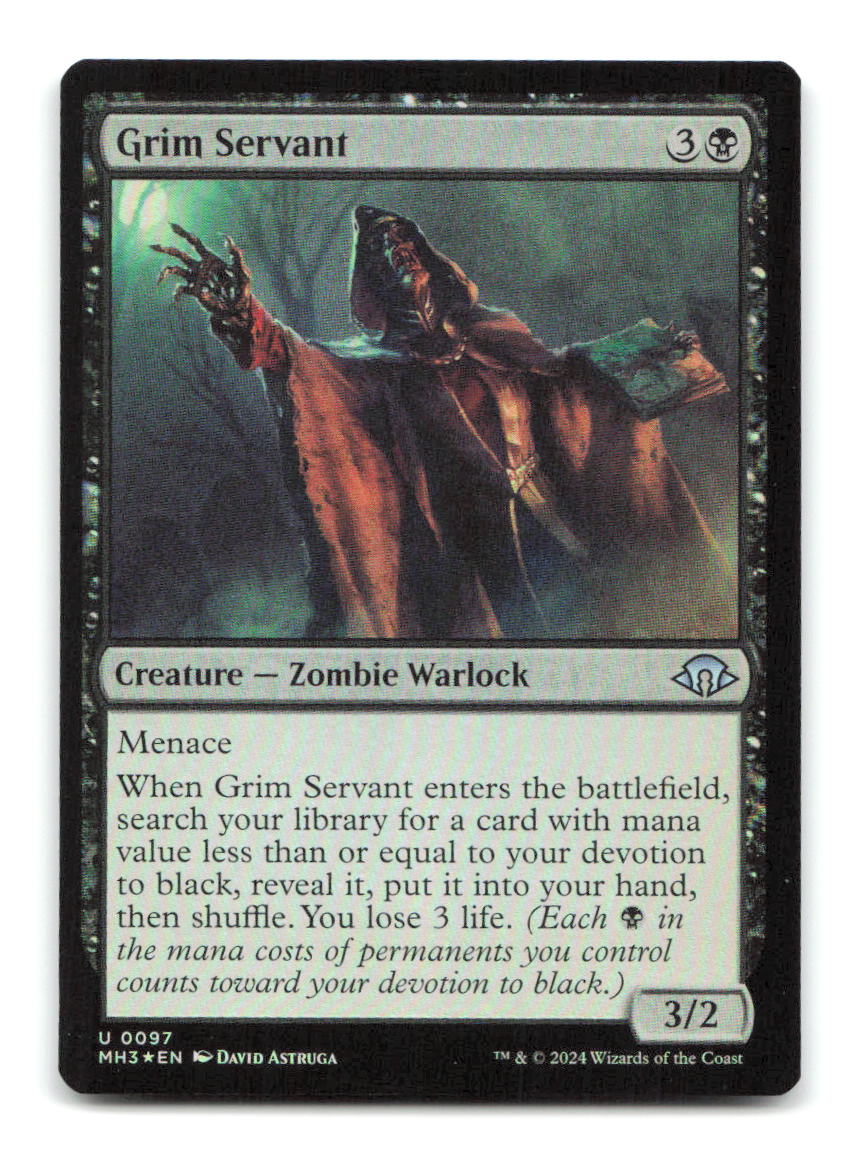 Grim Servant 97 MH3 Magic: The Gathering Foil NM
