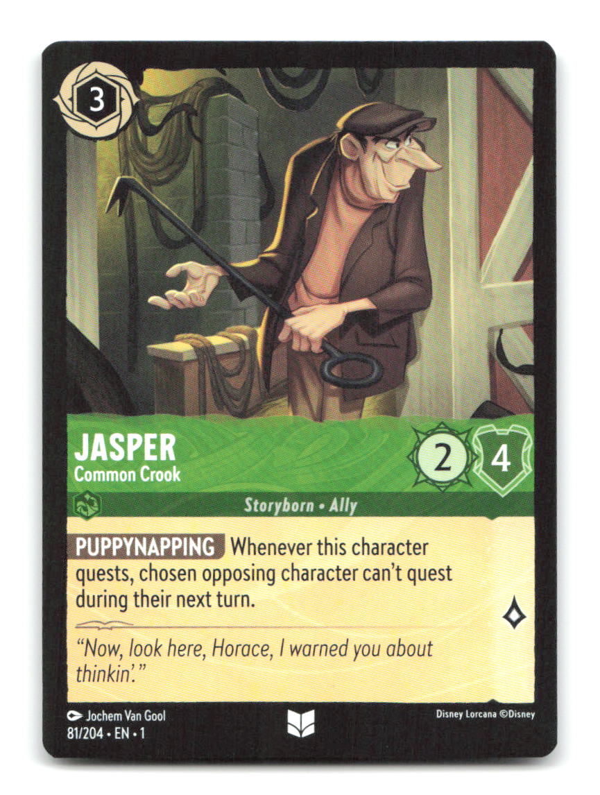 Jasper - Common Crook 81/204 1 Lorcana NM