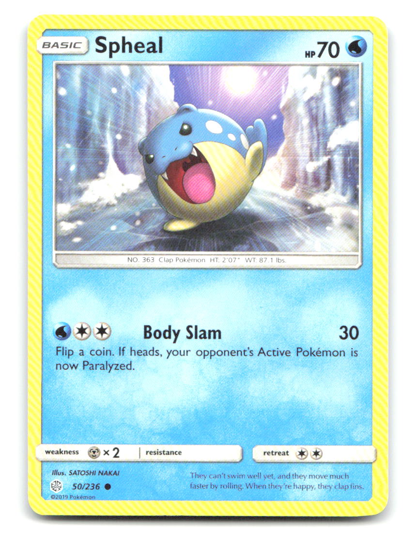 Spheal 50/236 C Cosmic Eclipse Pokemon LP