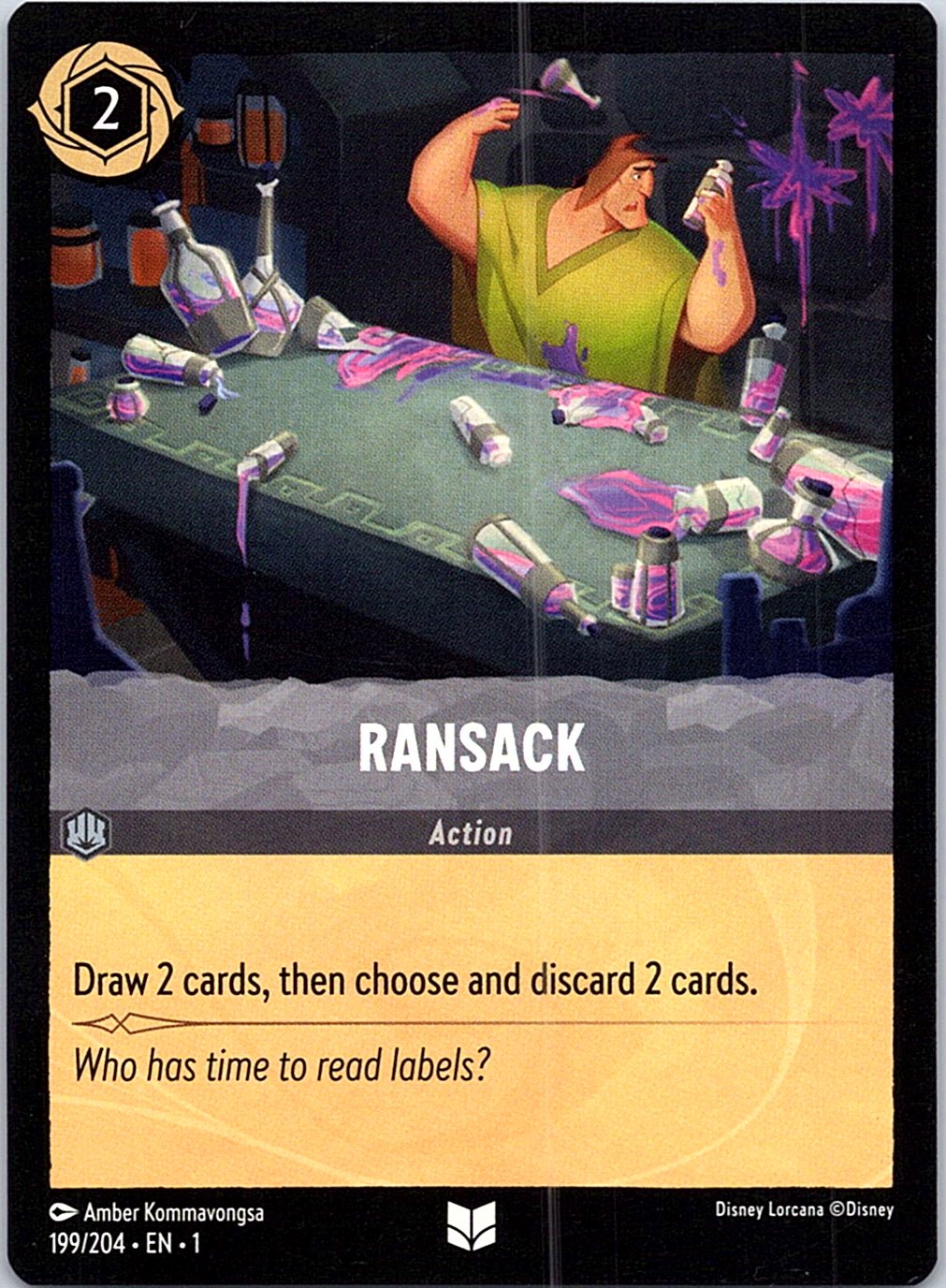 Ransack 199/204 Uncommon The First Chapter Lorcana Near Mint